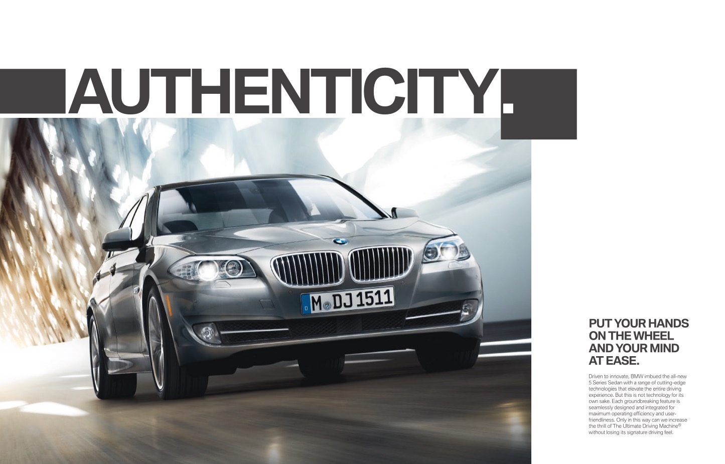 2011 BMW 5-Series Brochure Page 32